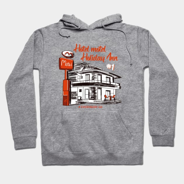 Vintage - Sugarhill Gang. Rappers Delight - Hotel Motel Holiday Inn Hoodie by Nine Tailed Cat